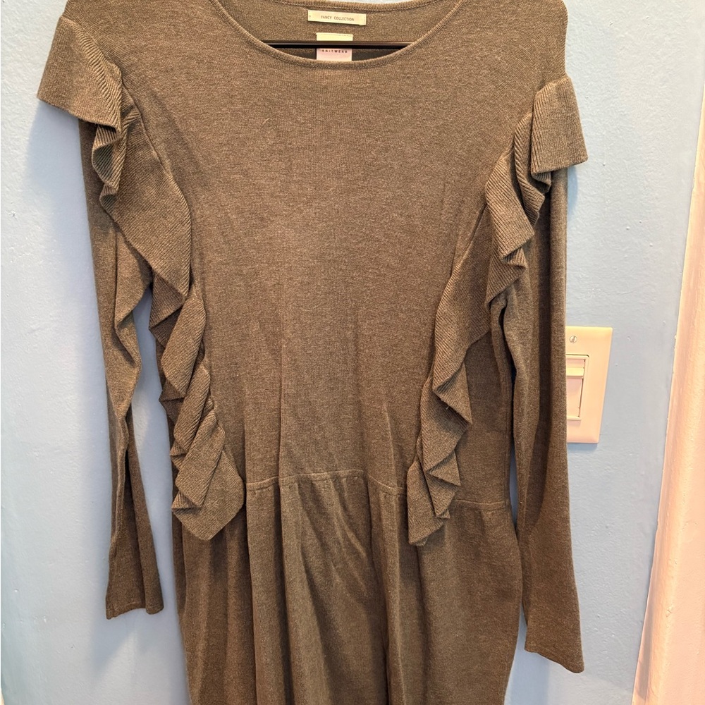 Zara Long Sleeve Dress with Ruffles